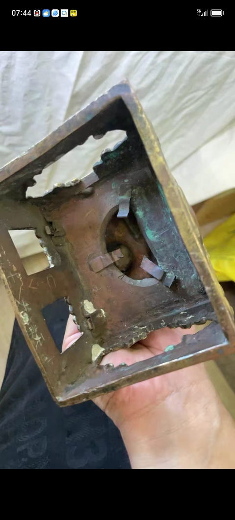 古玩銅器無量壽佛真品鑒賞圖