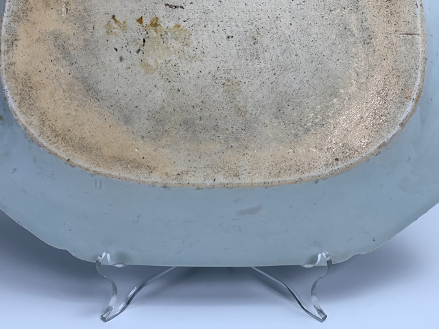 古玩陶瓷清乾隆·青花山水樓閣人物紋盤拍賣,當(dāng)前價格495元