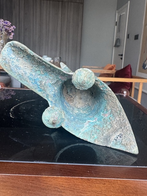 古玩銅器爵真品鑒賞圖