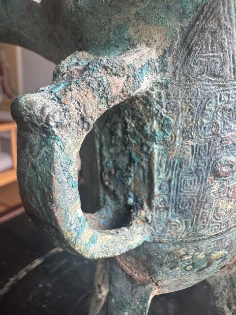 古玩銅器爵真品鑒賞圖