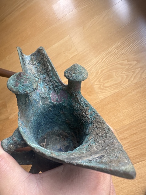 古玩銅器爵真品鑒賞圖