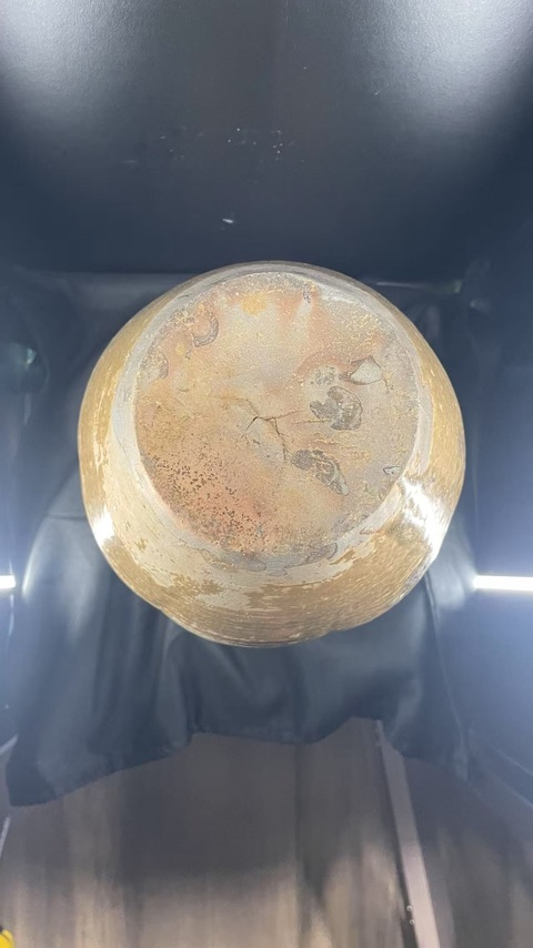 古玩陶瓷青瓷瓜棱尊真品鑒賞圖