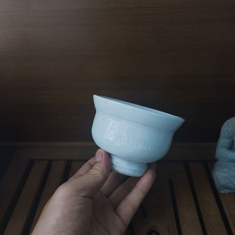 古玩陶瓷清中期德化窯香爐真品鑒賞圖