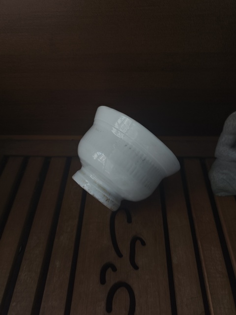 古玩陶瓷清中期德化窯香爐真品鑒賞圖