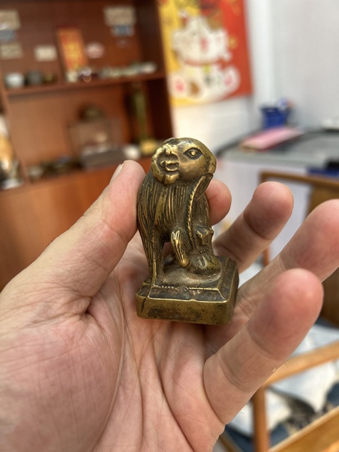 古玩銅器銅制擺件真品鑒賞圖