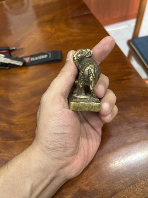 古玩銅器銅制擺件真品鑒賞圖
