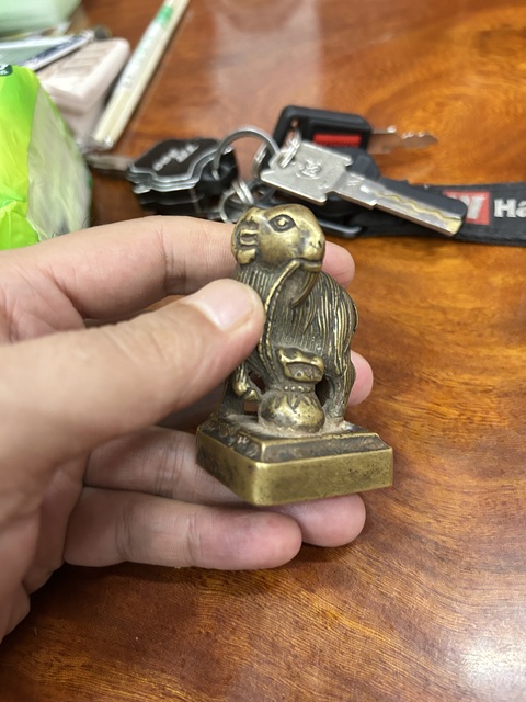 古玩銅器銅制擺件真品鑒賞圖
