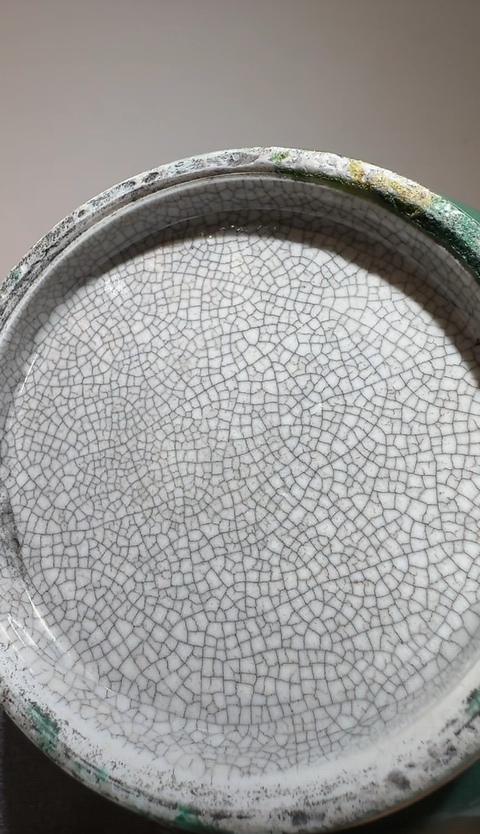 古玩陶瓷綠哥釉玉壺春瓶真品鑒賞圖