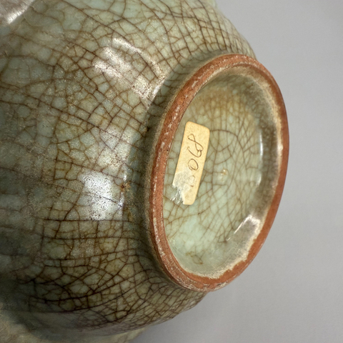 古玩陶瓷龍泉青瓷雙魚洗真品鑒賞圖