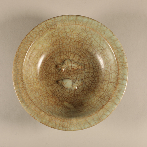 古玩陶瓷龍泉青瓷雙魚洗真品鑒賞圖