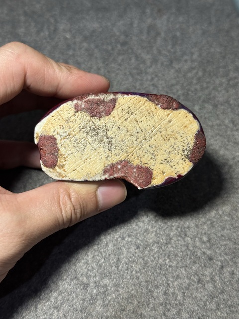 古玩陶瓷窯變紅釉小狗水滴真品鑒賞圖