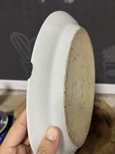 古玩陶瓷廣彩人物故事紋折沿盤真品鑒賞圖