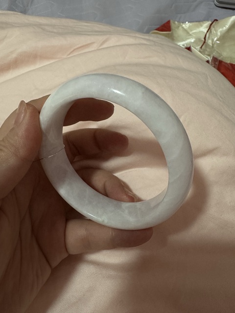 古玩玉器翡翠鐲子真品鑒賞圖