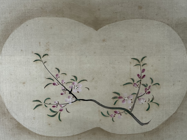 古玩字畫三聯畫真品鑒賞圖