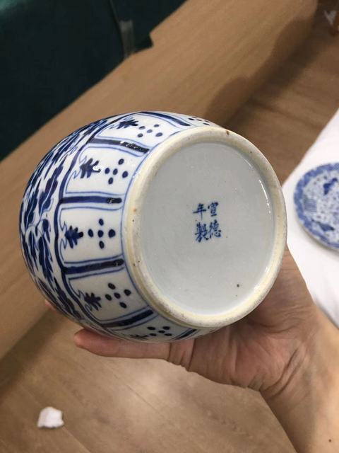 古玩陶瓷青花葫蘆瓶真品鑒賞圖
