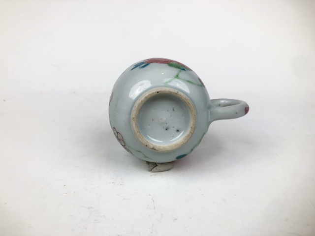 古玩陶瓷清雍正·粉彩牽牛花紋杯拍賣，當前價格288元