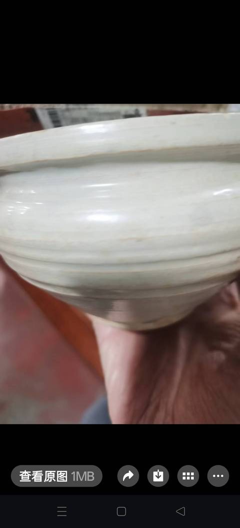 古玩陶瓷青白釉直口罐真品鑒賞圖
