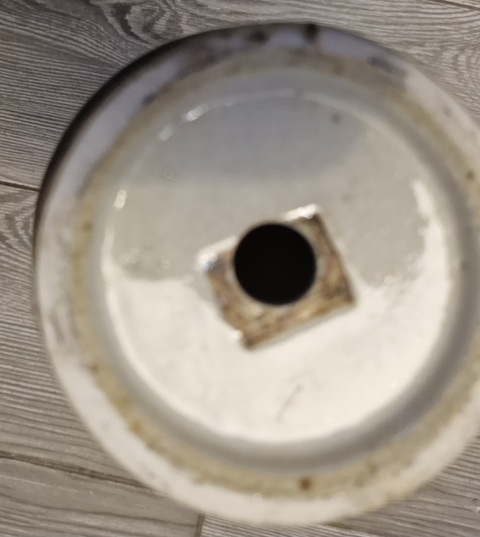 古玩陶瓷哥釉地鐵銹釉青花人物瓶真品鑒賞圖