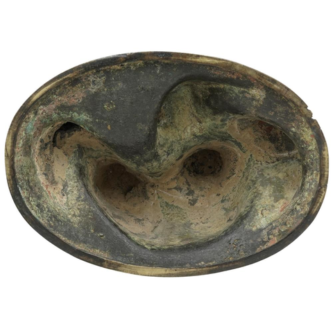 古玩銅器人物亭閣擺件真品鑒賞圖