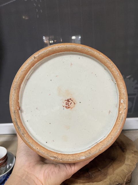 古玩陶瓷豆青釉淺絳彩花鳥紋冬瓜罐拍賣,當前價格999元