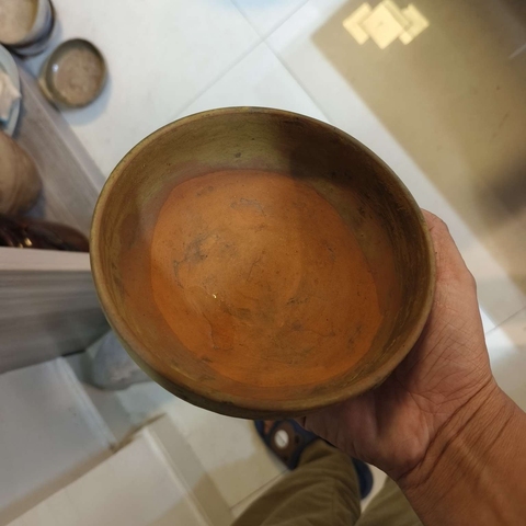 古玩陶瓷宣州窯青釉水洗真品鑒賞圖