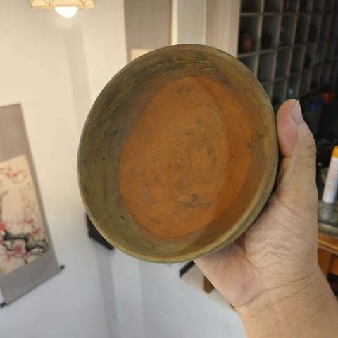 古玩陶瓷宣州窯青釉水洗真品鑒賞圖