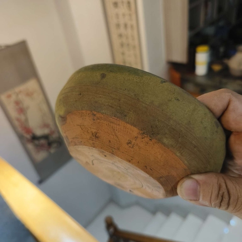 古玩陶瓷宣州窯青釉水洗真品鑒賞圖