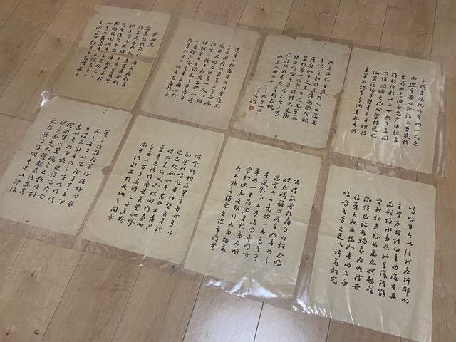 古玩字畫(huà)哭母文真品鑒賞圖