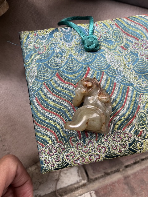 古玩玉器仿古玉熊真品鑒賞圖