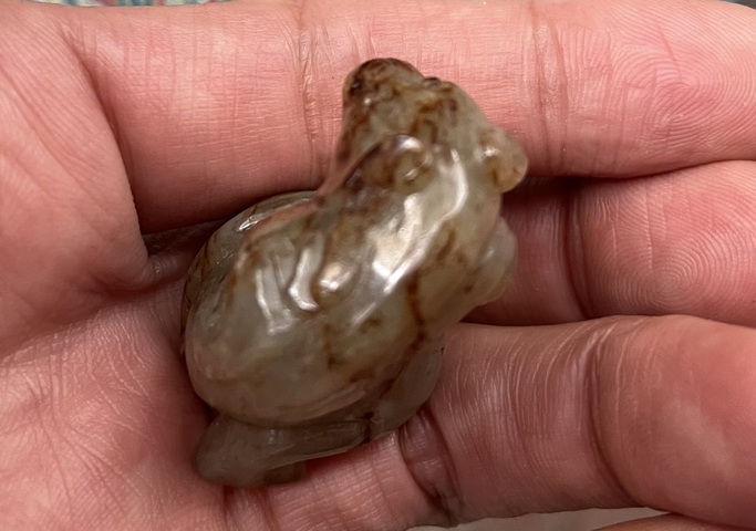 古玩玉器仿古玉熊真品鑒賞圖
