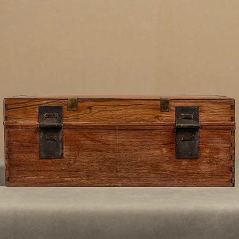 古玩雜項黃花梨木盒真品鑒賞圖