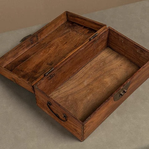 古玩雜項黃花梨木盒真品鑒賞圖