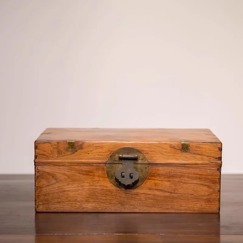 古玩雜項黃花梨木盒真品鑒賞圖