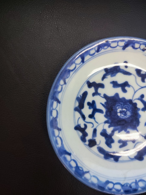 古玩陶瓷青花盤拍賣，當前價格500元