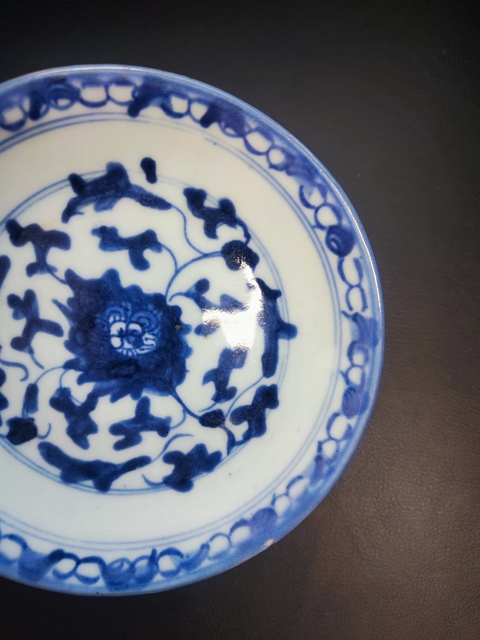 古玩陶瓷青花盤拍賣，當前價格500元