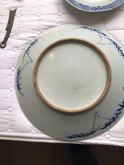 古玩陶瓷花鳥紋盤真品鑒賞圖