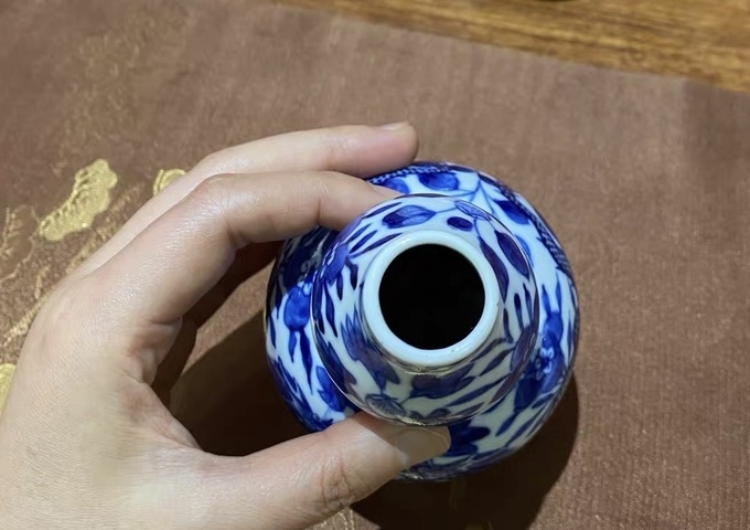 古玩陶瓷青花龍紋葫蘆瓶真品鑒賞圖