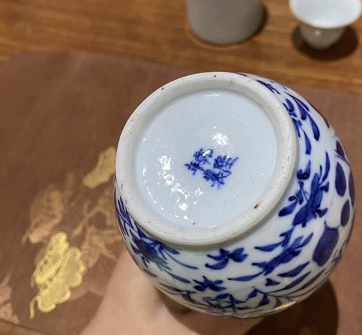 古玩陶瓷青花龍紋葫蘆瓶真品鑒賞圖