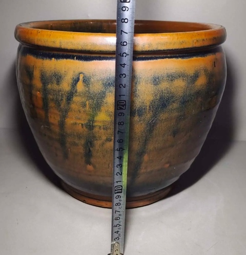 古玩陶瓷清代磁州窯系黑褐釉罐拍賣(mài),當(dāng)前價(jià)格388元