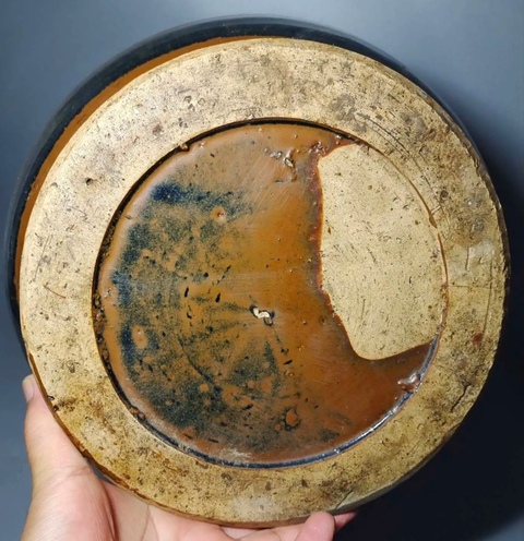 古玩陶瓷清代磁州窯系黑褐釉罐拍賣(mài),當(dāng)前價(jià)格388元