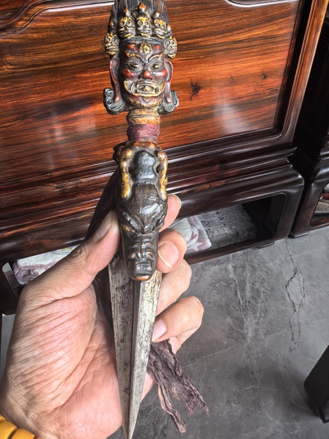 古玩雜項金剛撅真品鑒賞圖