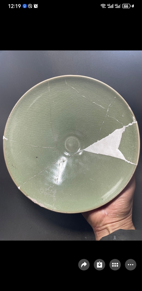古玩陶瓷東溝青瓷碗真品鑒賞圖