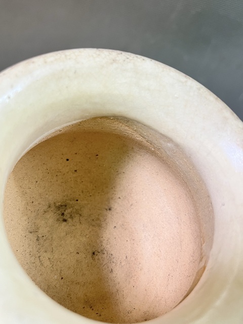 古玩陶瓷漳州窯獅耳香爐真品鑒賞圖