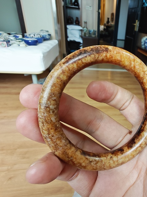 古玩玉器玉鐲子真品鑒賞圖