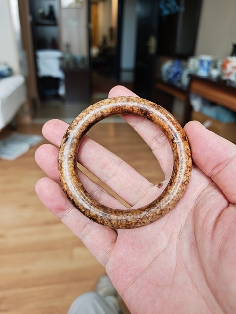 古玩玉器玉鐲子真品鑒賞圖