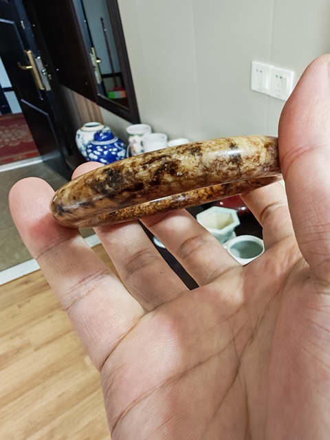 古玩玉器玉鐲子真品鑒賞圖