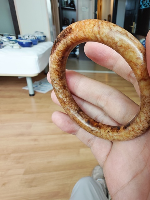 古玩玉器玉鐲子真品鑒賞圖