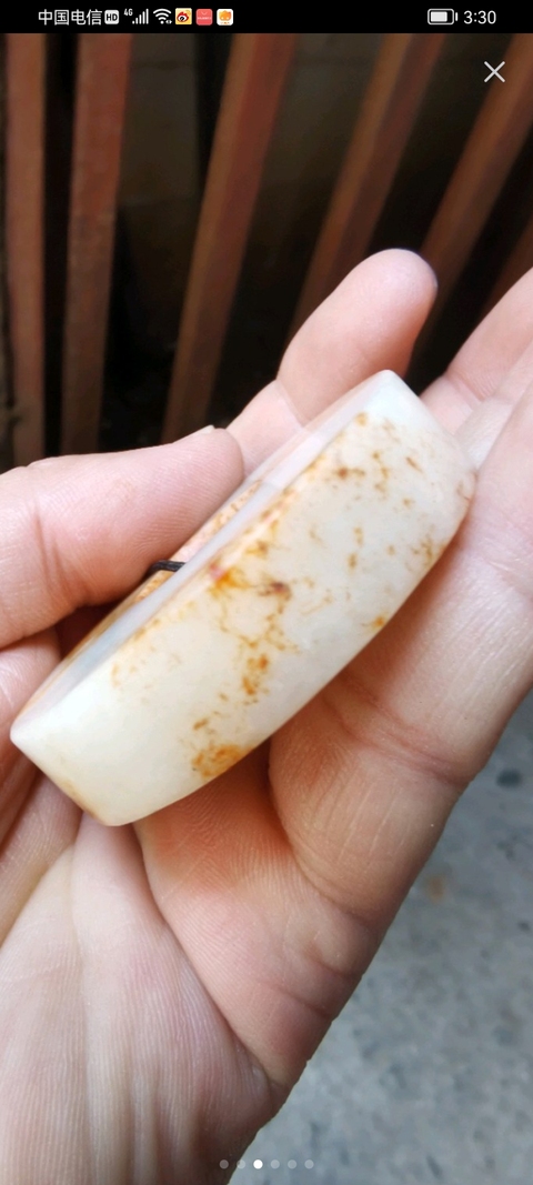 古玩玉器提油仿古“玉璧”真品鑒賞圖