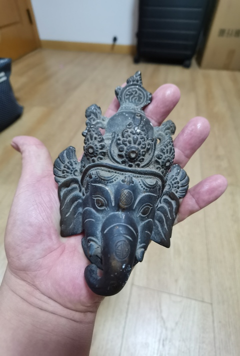 古玩雜項像鼻神真品鑒賞圖