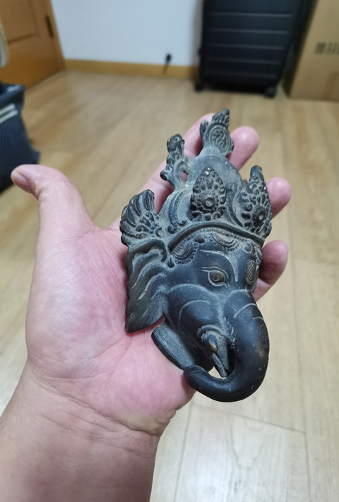 古玩雜項像鼻神真品鑒賞圖